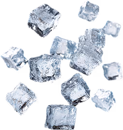 Prozoren led iz očiščene vode